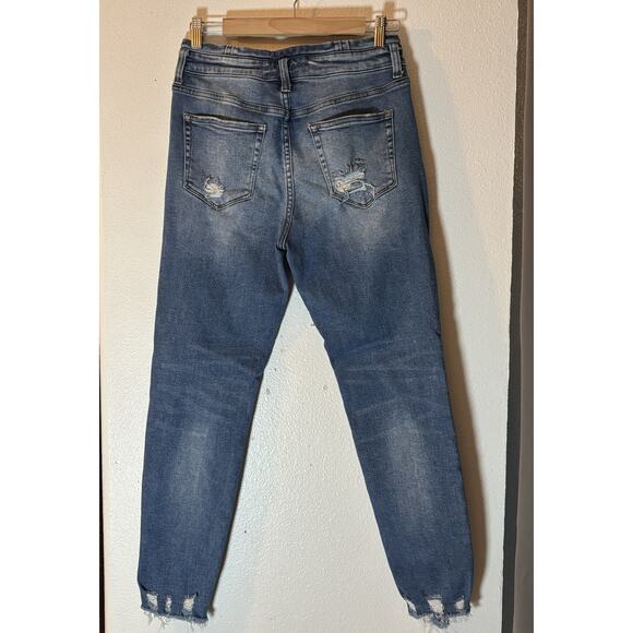 Bridge by GLY High Rise Ankle Skinny Jeans W 29 Button Fly - Picture 2 of 8